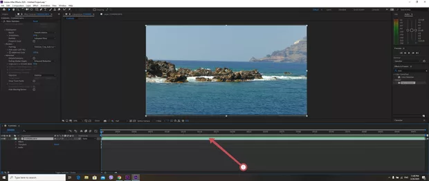 Екранна снимка към: Каква е причината да не мога да плеивам клипа? After Effect 2020 version 17.0.4 Движи се само зелената ивица.