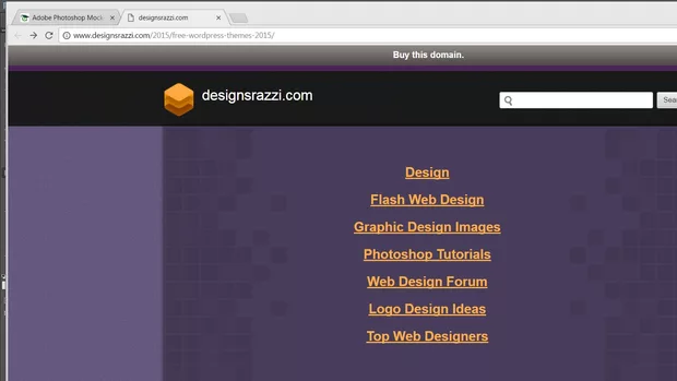 Екранна снимка към: Защо не се отваря сайта "www.designsrazzi.com"?