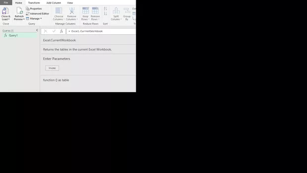 Екранна снимка към: Защо при мен се получи така: след като записах =Excel.CurrentWorkbook се случи показаното на картинките долу.