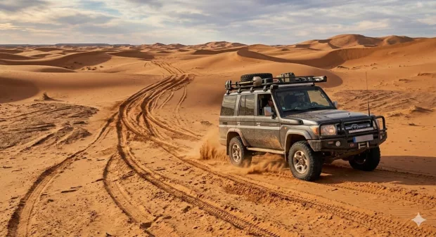 Екранна снимка към: Моят опит за джип в пустинята