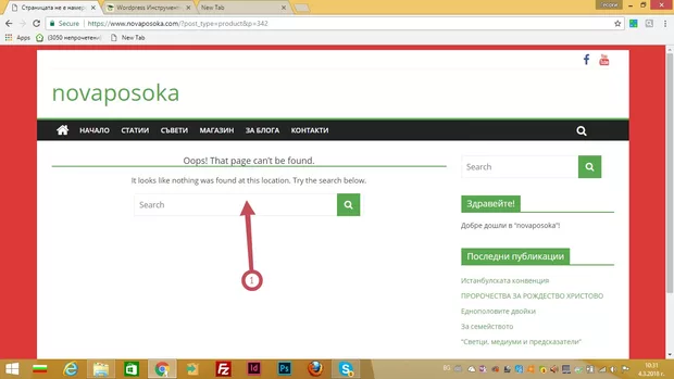 Екранна снимка към: Защо при "преглед" не се появяват работите ми?&nbsp;